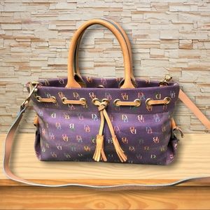 Dooney & Bourke Purple Logo Bag